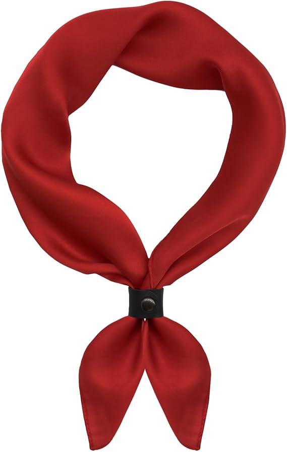 Hair Bandana for Women and Girls, Lady's Head Scarf Set Solid Color Neck Scarves for Camping Dating Casual Office