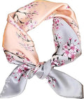 27.5-inch silky soft silk satin scarf bag hair towel gift