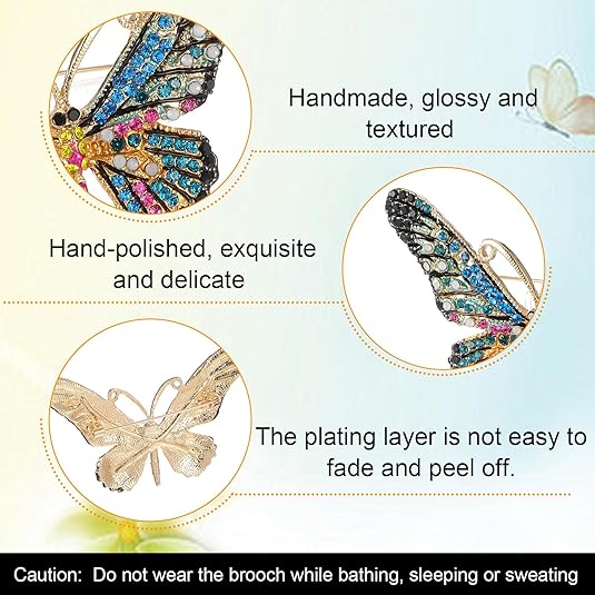 12pcs Women Brooches Bulk Set,Rhinestone Crystal Vintage Brooch Pins,Retro Broches Pin for Women Mother's Day Gifts Christmas Gifts