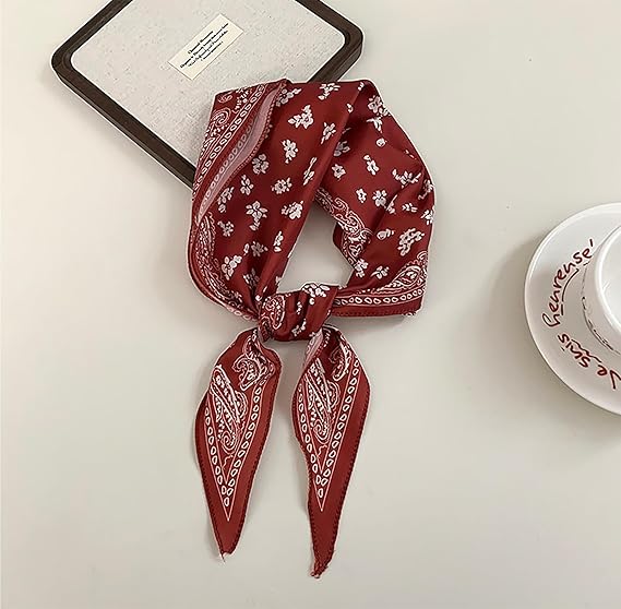 Angular scarf For Hair Cotton Head Handle Ribbon Scarfs For Hair Fashion For Women Men Gift